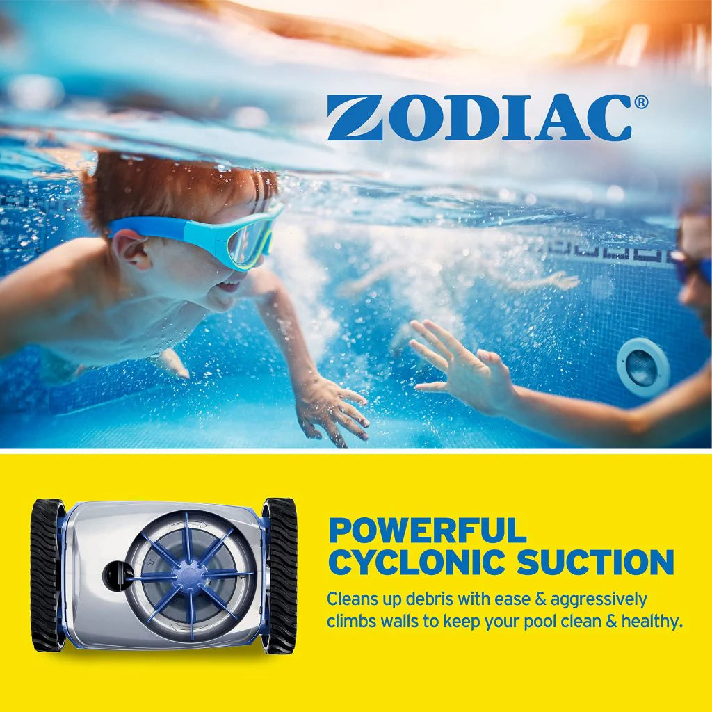 Zodiac MX6 Elite Automatic Suction Pool Cleaner for In-ground Pools, Energy-Efficient, Wall Climbing, Cyclonic Turbine - image 3