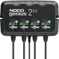 NOCO GENIUS2X4: 4-Bank 8A (2A/Bank) 6V/12V Smart Battery Charger, Maintainer and Desulfator - image 1