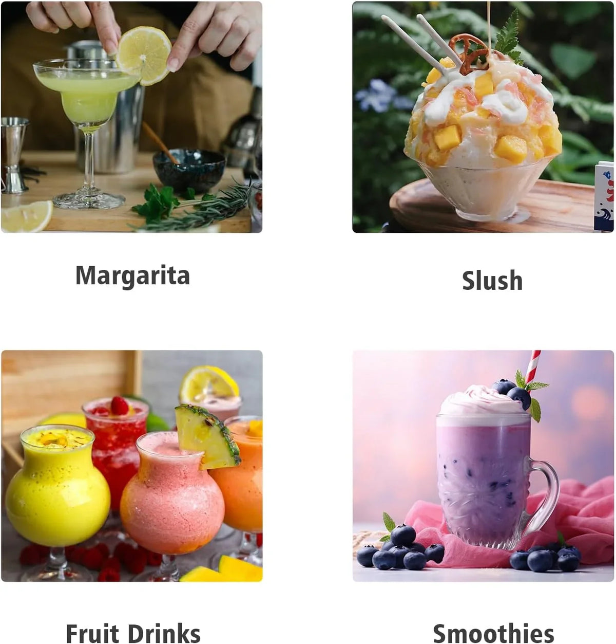 Commercial Slushy Machine - 1000W 30L Tanks Slush Maker Machine 304 Stainless Steel Commercial Margarita Machines Efficient C