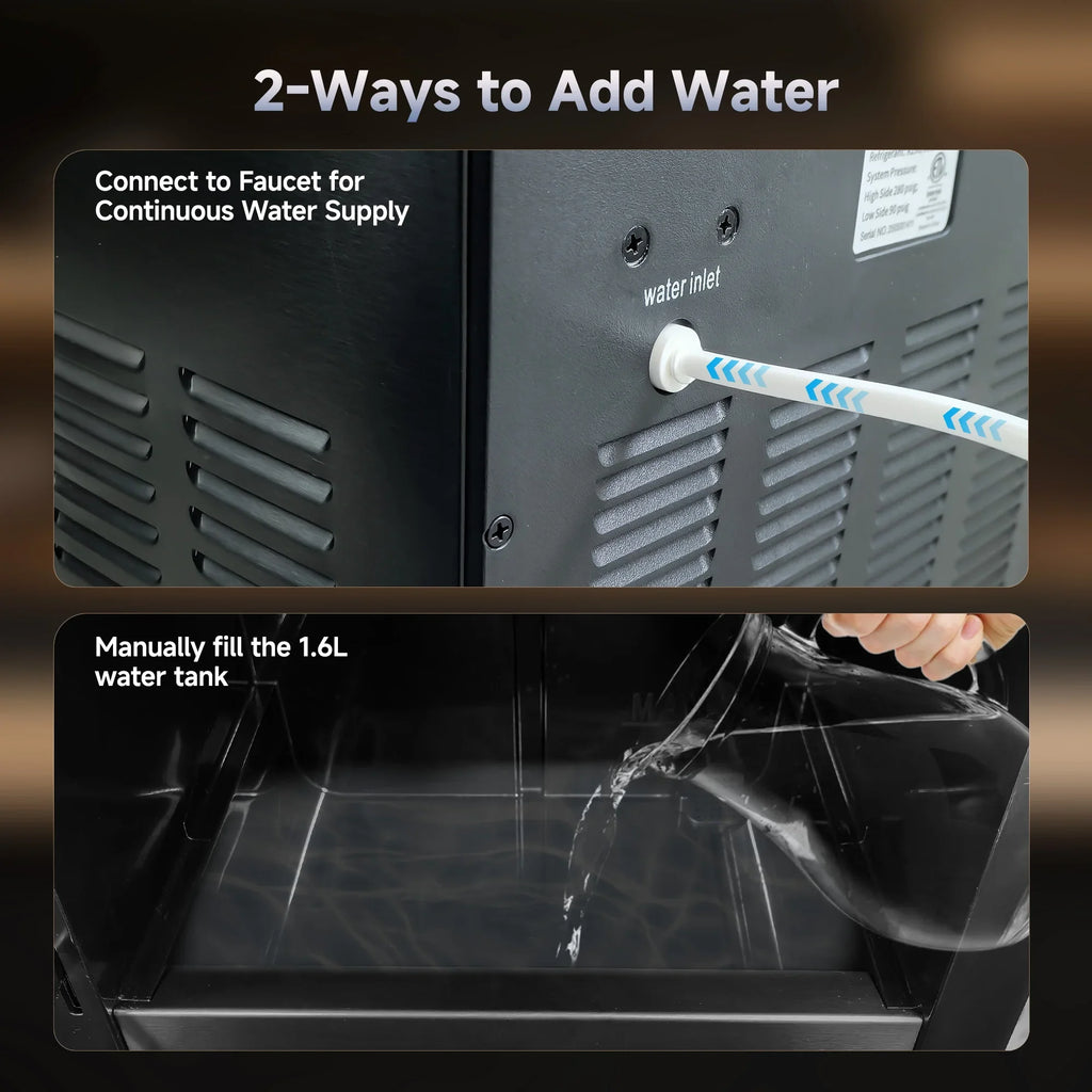Simzlife Sphere Ice Maker, 10 Pcs/Hour, 150 Pcs/Day, Clear Ice Ball Maker with Enhanced Insulation, with LCD Touch - image 10