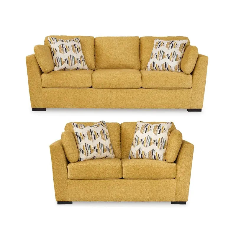 Roundhill Furniture Clareen 2-Piece Sofa and Loveseat Living Room Set - image 5
