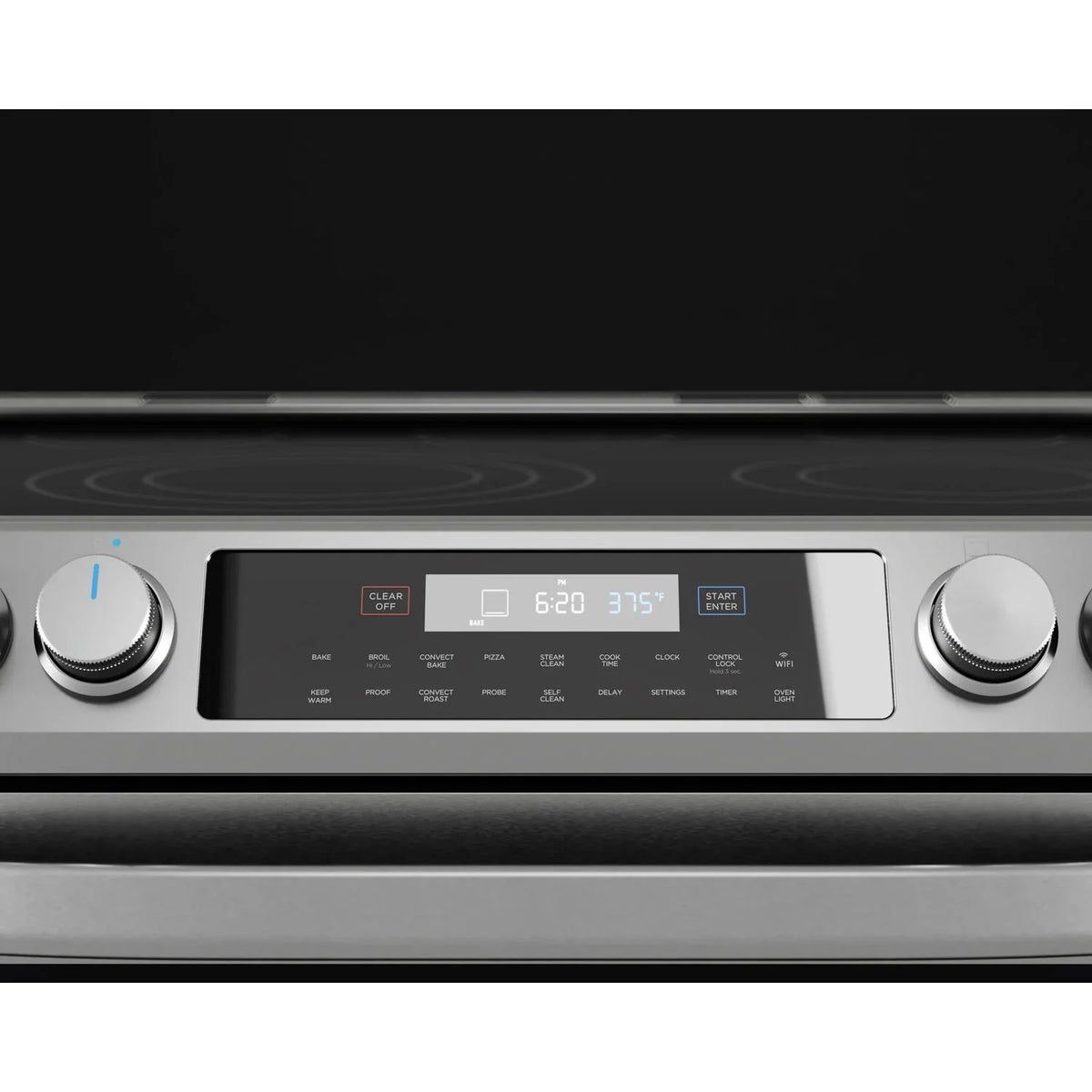 Midea 30-In Slide-In Electric Range with Wi-Fi Connectivity and Fan Convection, Stainless Steel,  MES30S2AST - image 12