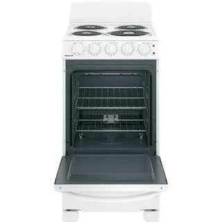20 in. 4 Burner Element Free-Standing Electric Range in White