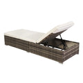 GoDecor Outdoor Wicker Rattan Sunloungers Recliner Sun Bed Lounger Pool Garden - image 1