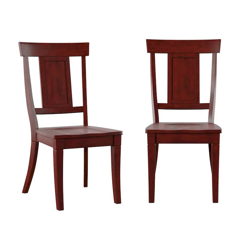 Set of 2 Ronda Wooden Dining Chairs with Panel Back - image 10