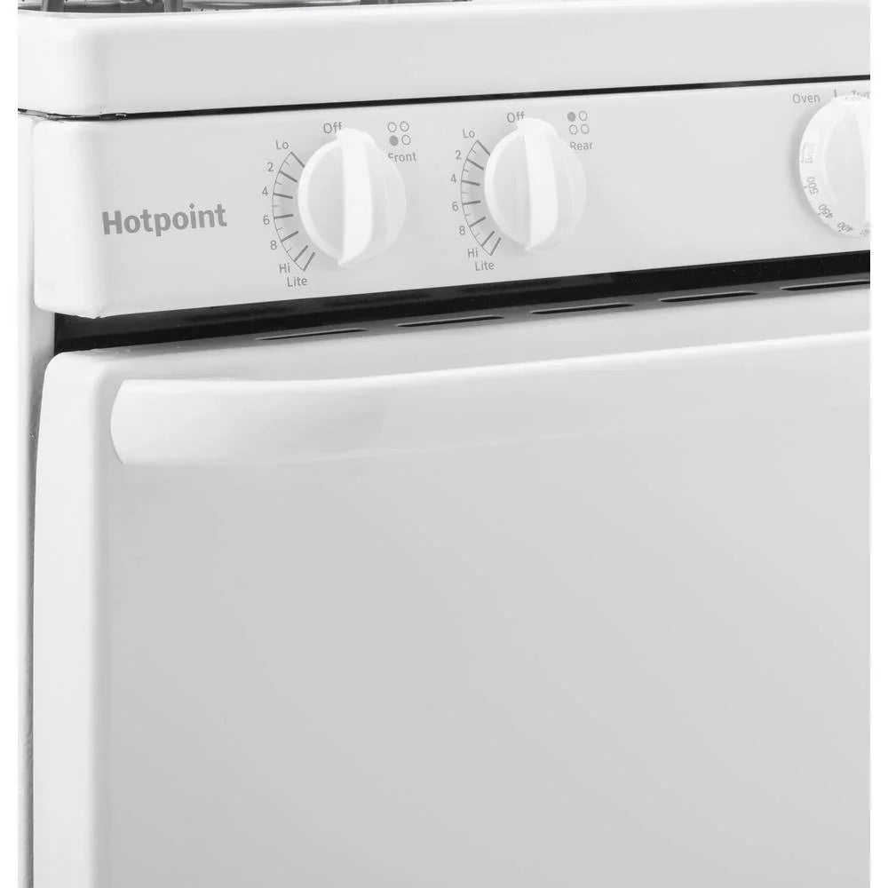 20 in. 4 Burner Element Free-Standing Electric Range in White
