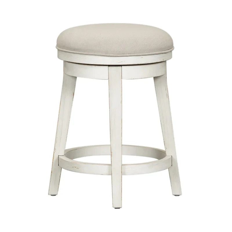 Distressed White 4-Piece Modern Farmhouse Flea Market Set - image 12