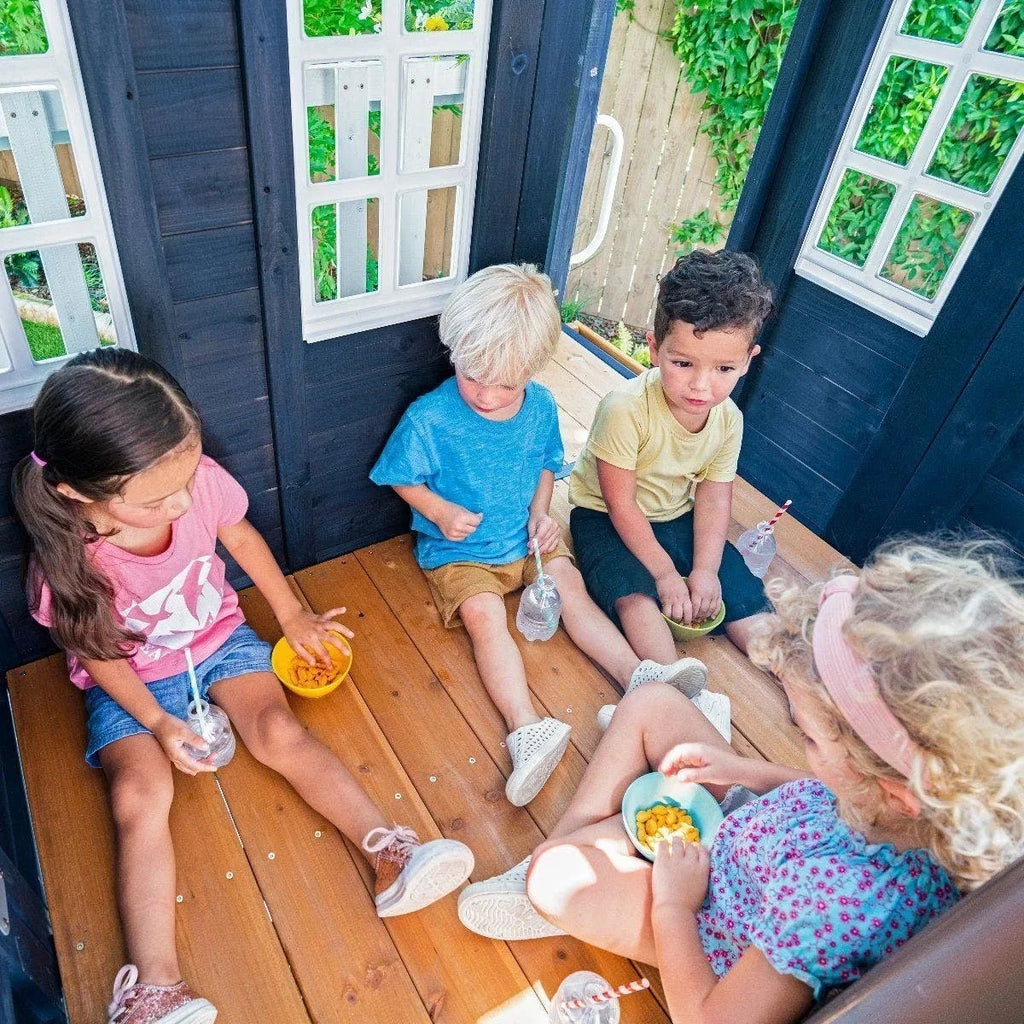 Kids Kidkraft Cozy Escape Playhouse In Navy Installation Included - image 7