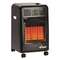Portable Propane Radiant Heater by Brand Name, 18,000 BTU, Outdoor Use, Includes Regulator & Hose, Safety Features, Mobile Cabinet Design - image 1