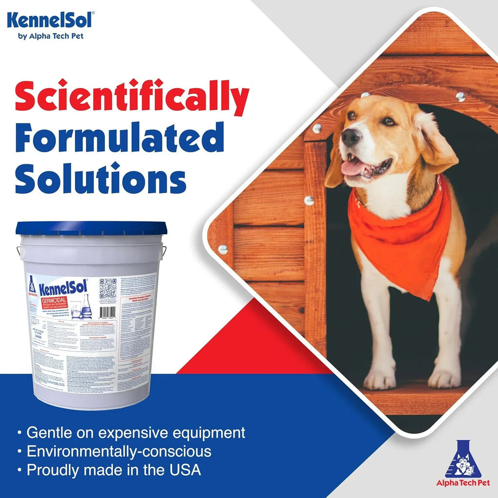 1-Step Kennel Cleaner - EPA Registered Liquid Concentrate Disinfectant and Deodorizer, Effective Against Bacteria and Viruses