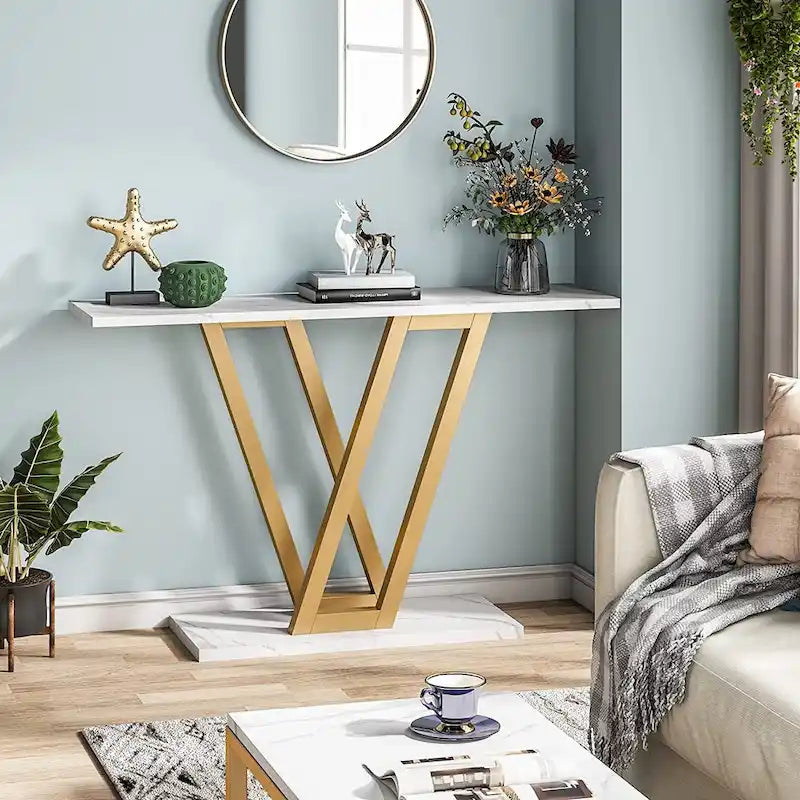 43-Inch Narrow Console Table for Entryway and Living Room - image 12