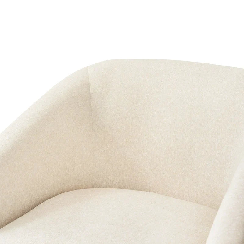 LUE BONA Contemporary Upholstered Wooden Barrel Swivel Accent Chair for Living Room - image 10