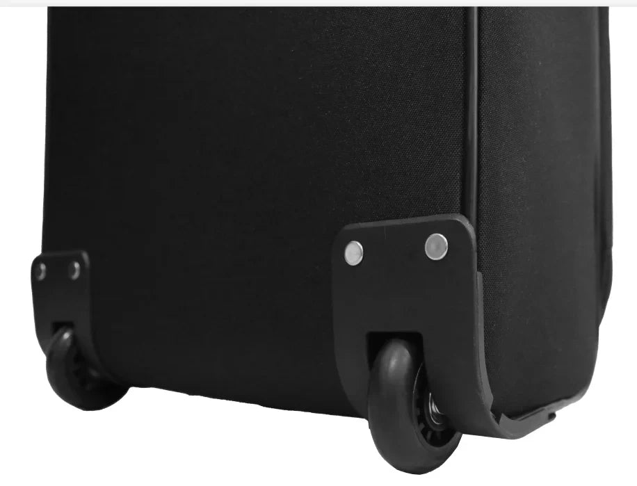 Protege 4-Piece Softside Luggage Set, Black - image 3