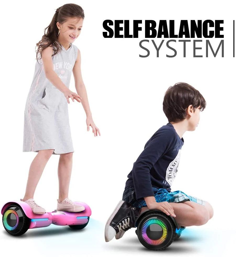 6.5 Inch Swift with Flashed Wheel Smart Self Balanceing Scooter with Music Speaker App-Enabled Hoverboard UL2272 Certificated - image 7
