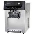 2200W Commercial Ice Cream Machine, 3 Flavor Soft Serve Ice Cream Machine, 5.3-7.4 Gal/Hr, with LCD Touch Screen, Automatic C