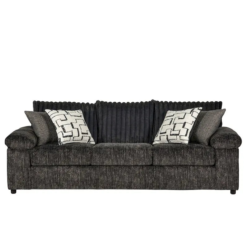 Roundhill Furniture Nason Wide Wale Corduroy Sofa, Loveseat, and Cuddle Chair Collection - image 20
