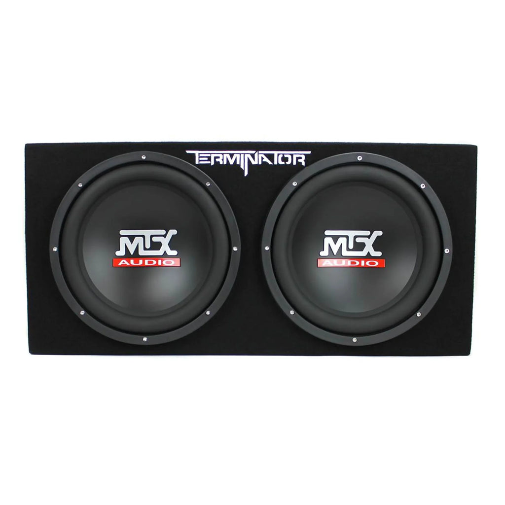 MTX 12" 1200W Dual Loaded Car Subwoofer Audio, Sub Box, Amplifier and Amp Kit - image 5