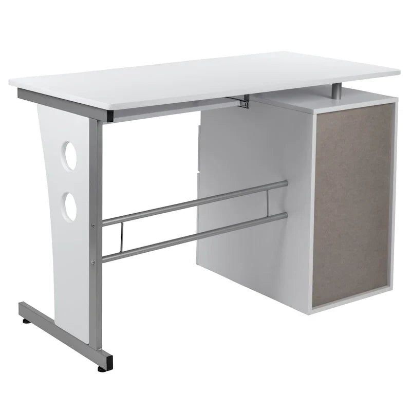 3-Drawer Pedestal Computer Desk with Keyboard Tray - image 32