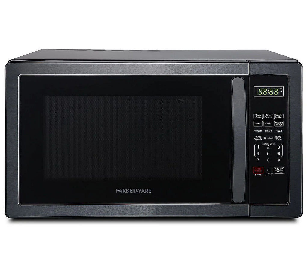 Classic 1.1 Cu. Ft. Countertop Microwave Oven - Black stainless steel - image 2