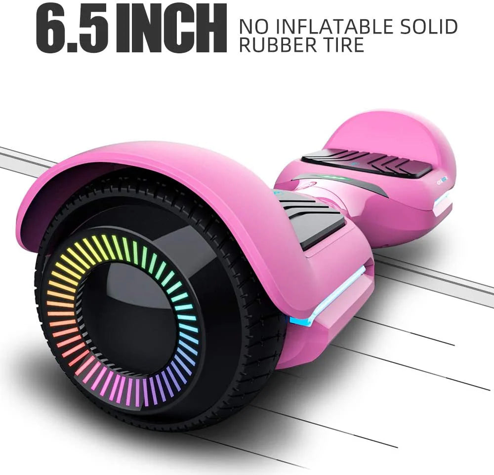 6.5 Inch Swift with Flashed Wheel Smart Self Balanceing Scooter with Music Speaker App-Enabled Hoverboard UL2272 Certificated - image 8