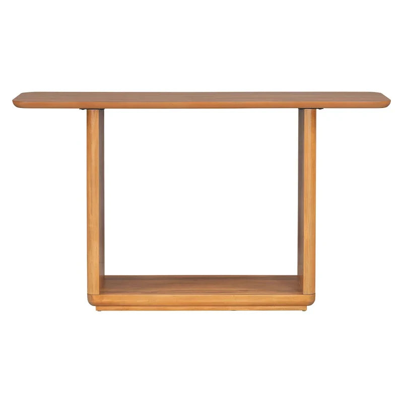 Christopher Knight Home - Mirod Stylish Minimalist Console Table with Curved Corners and U-Base - image 14
