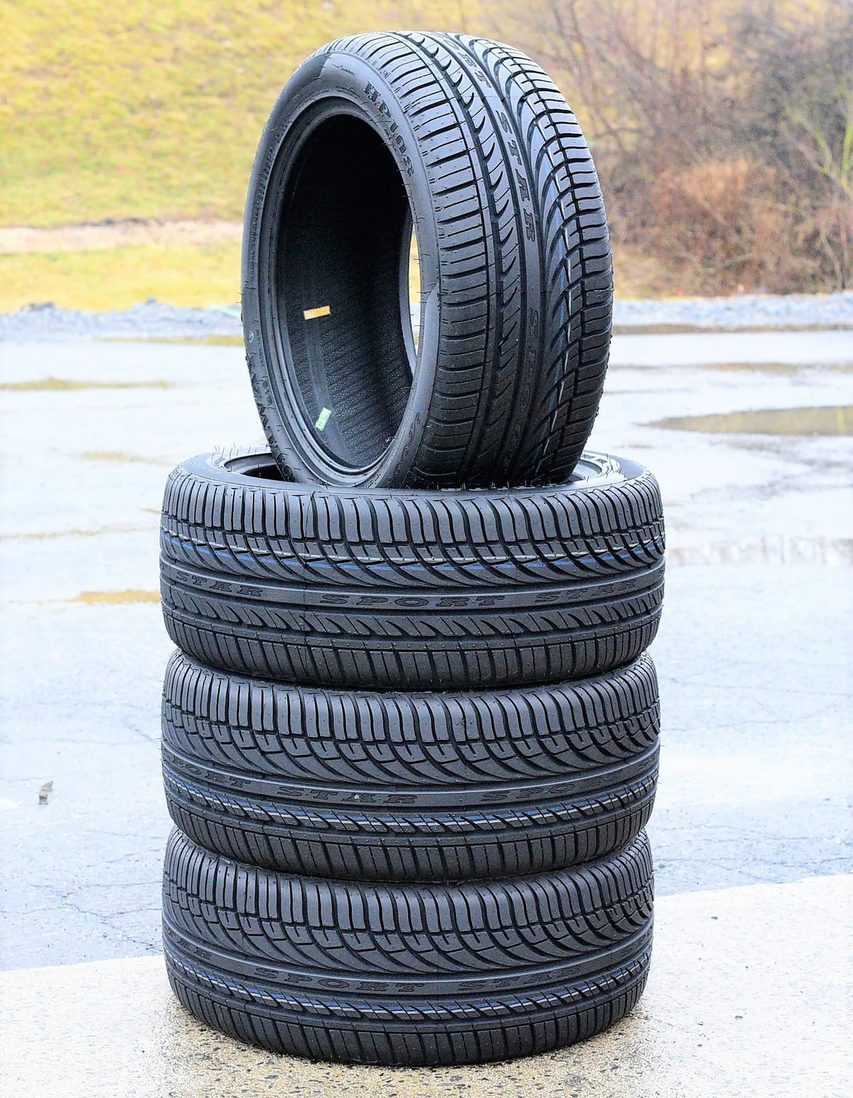 Set of 4 (FOUR) 205/55R16 91V All Season Performance Tires - image 4
