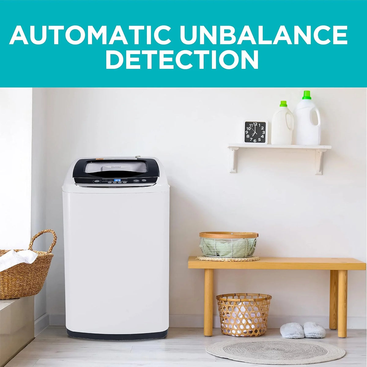 BLACK+DECKER 0.9 Cu. Ft. Portable Washing Machine - 5 Wash Cycles - image 10