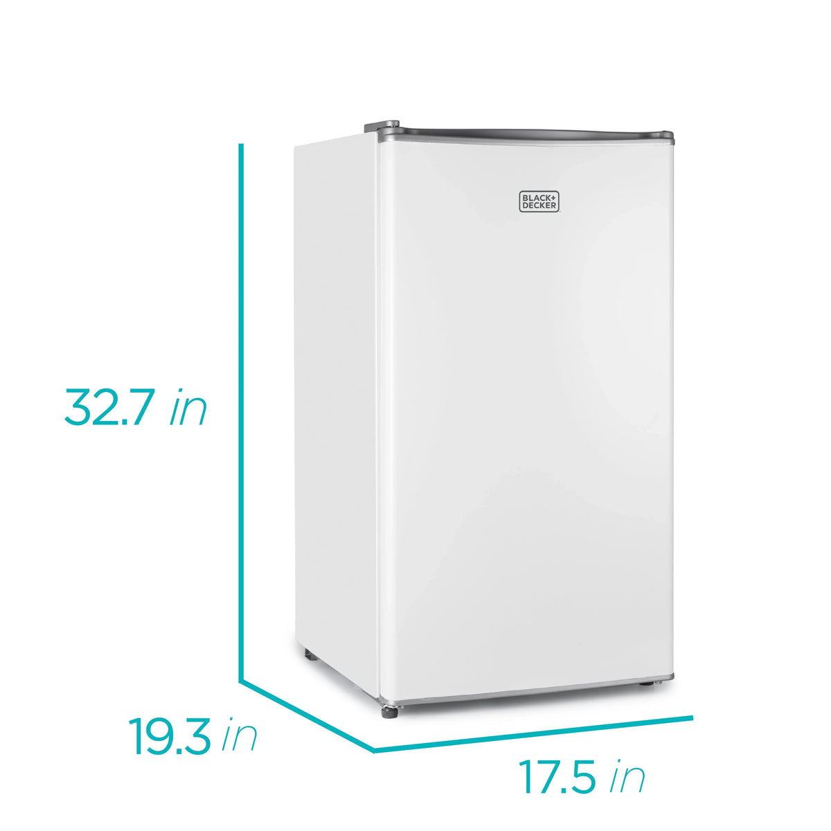 BLACK+DECKER BCRK32B Compact Refrigerator & Mini Fridge with Freezer, 3.2 cu. ft., Black - image 9