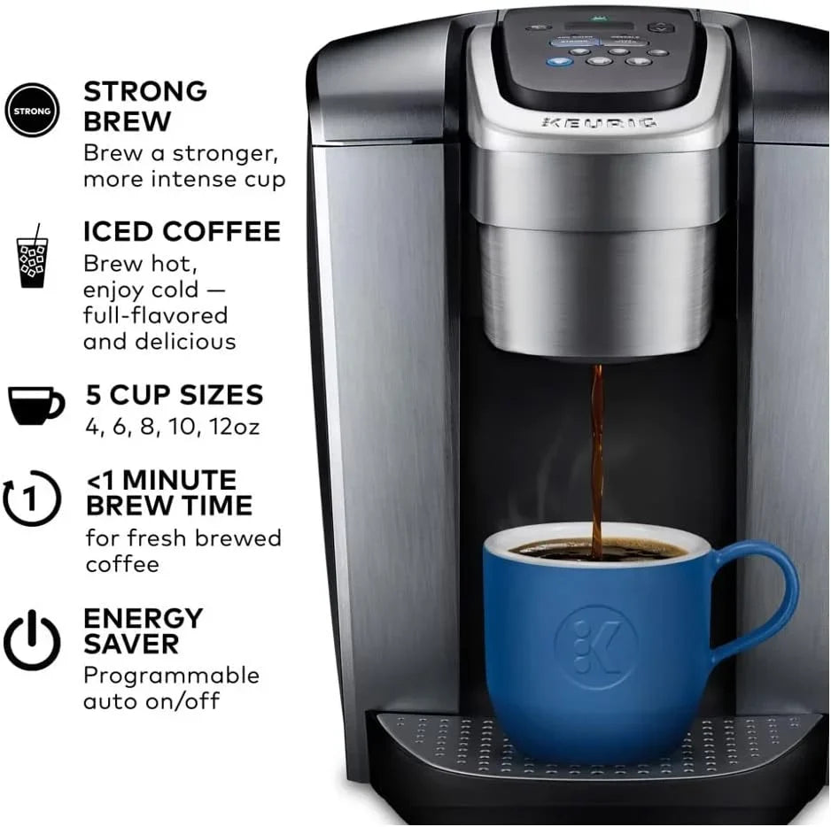 Restored Keurig K-Elite Single-Serve K-Cup Pod Coffee Maker, (Brushed Silver) (Refurbished) - image 3