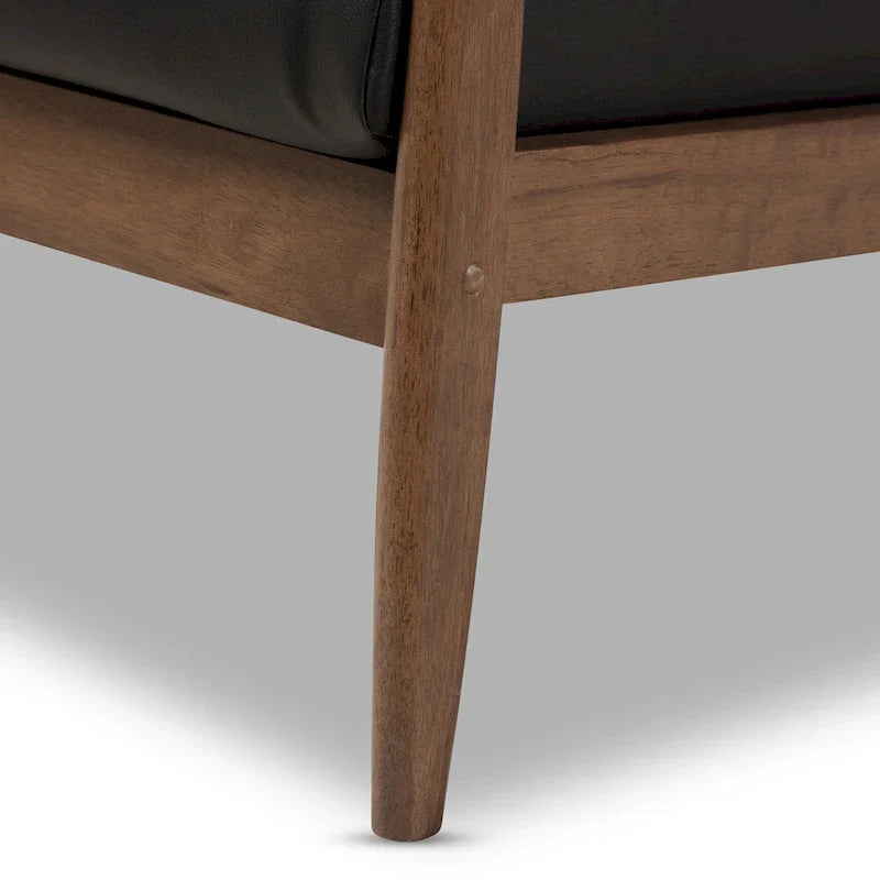 Baxton Studio Mid-Century Modern Lounge Chair - image 9