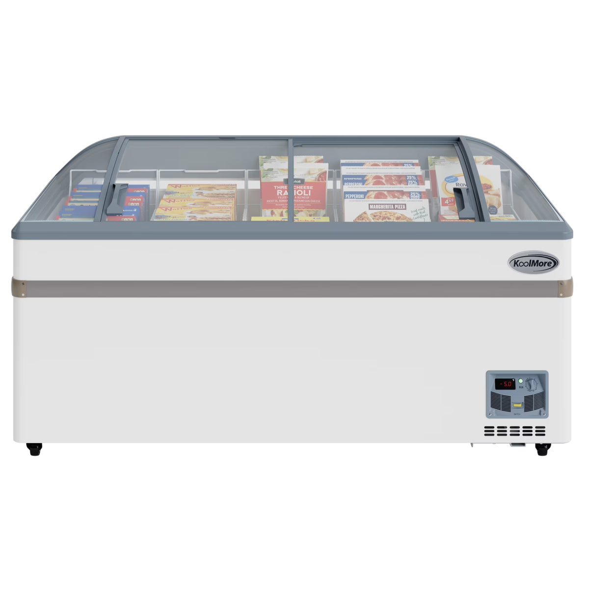 65 Inch Manual Defrost Island Chest Freezer 16 cu. ft. Capacity in White - image 1