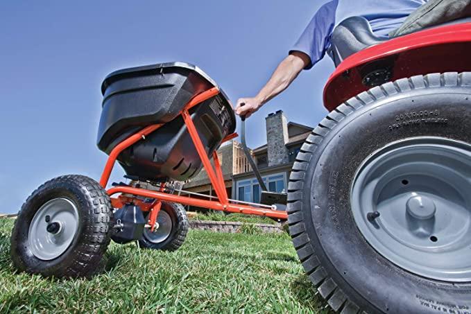130-Pound Tow Behind Broadcast Spreader - image 3