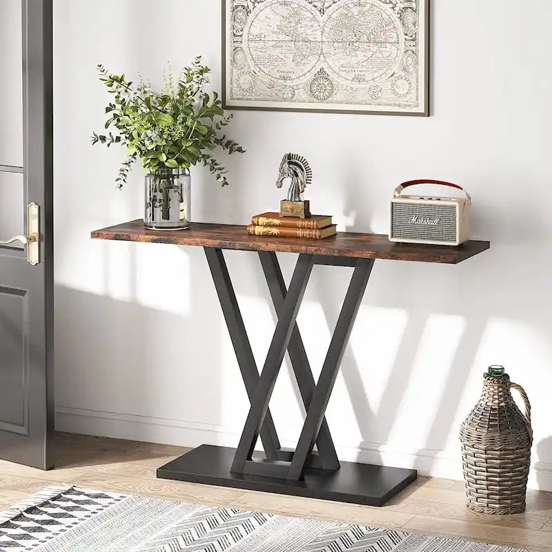 43-Inch Narrow Console Table for Entryway and Living Room - image 2