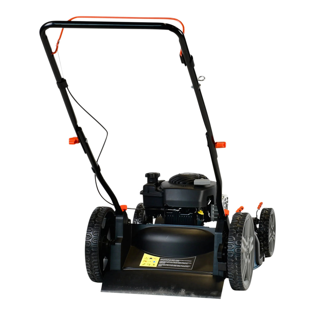SENIX Gas Lawn Mower, 21-Inch, 125 cc 4-Cycle Briggs & Stratton Engine, 2-In-1 Push Lawnmower, 6-Position Height Adjustment with 11-Inch Rear Wheels, LSPG-M4, Blue - image 6