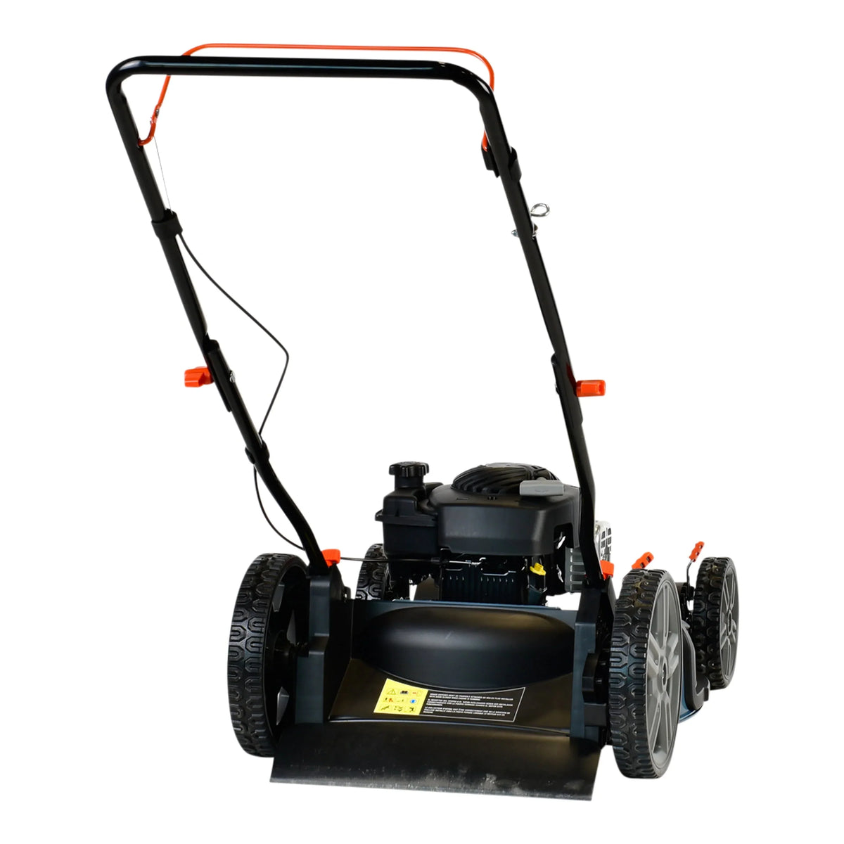 SENIX Gas Lawn Mower, 21-Inch, 125 cc 4-Cycle Briggs & Stratton Engine, 2-In-1 Push Lawnmower, 6-Position Height Adjustment with 11-Inch Rear Wheels, LSPG-M4, Blue - image 6