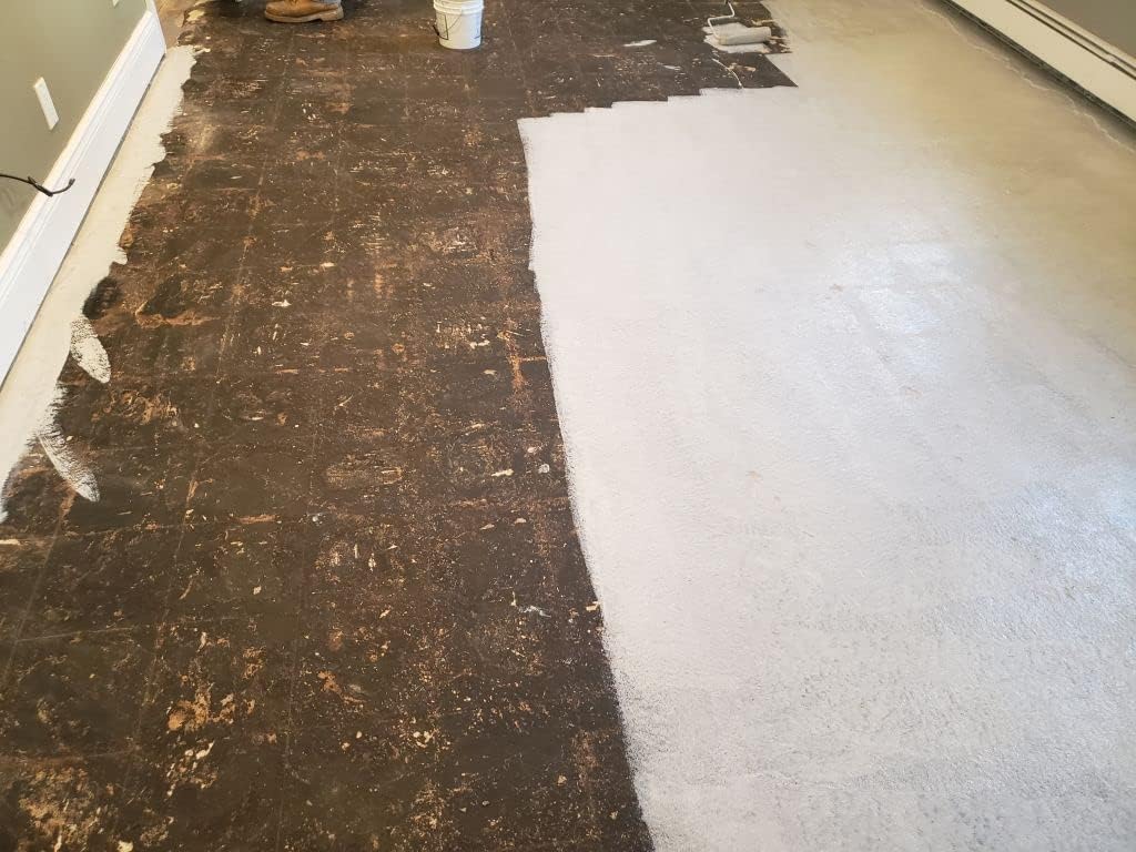 The Only Encapsulant that Seals Non-Friable Black Mastic and Primes for New Paint, Epoxy, Tile, Leveling Cements, and more. 1