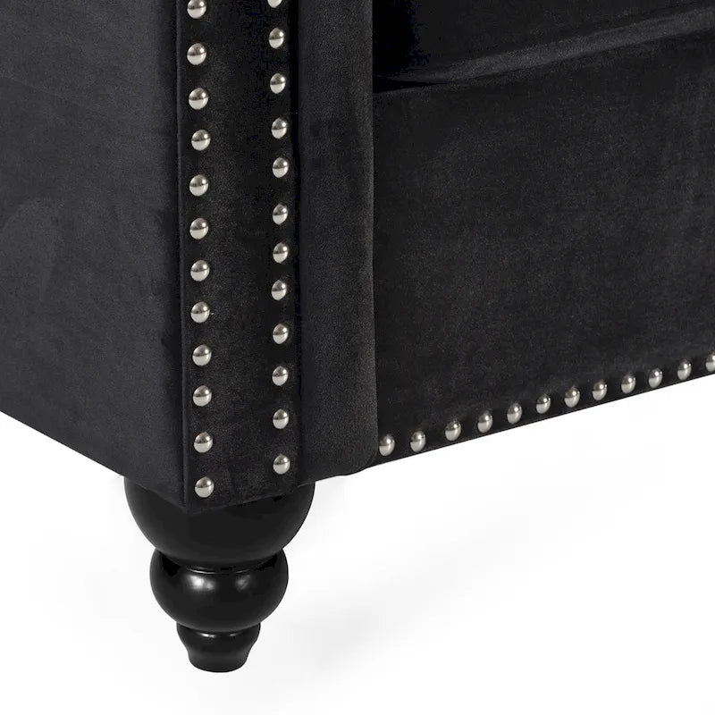 Christopher Knight Home Parkhurst Velvet Tufted Sofa - image 8
