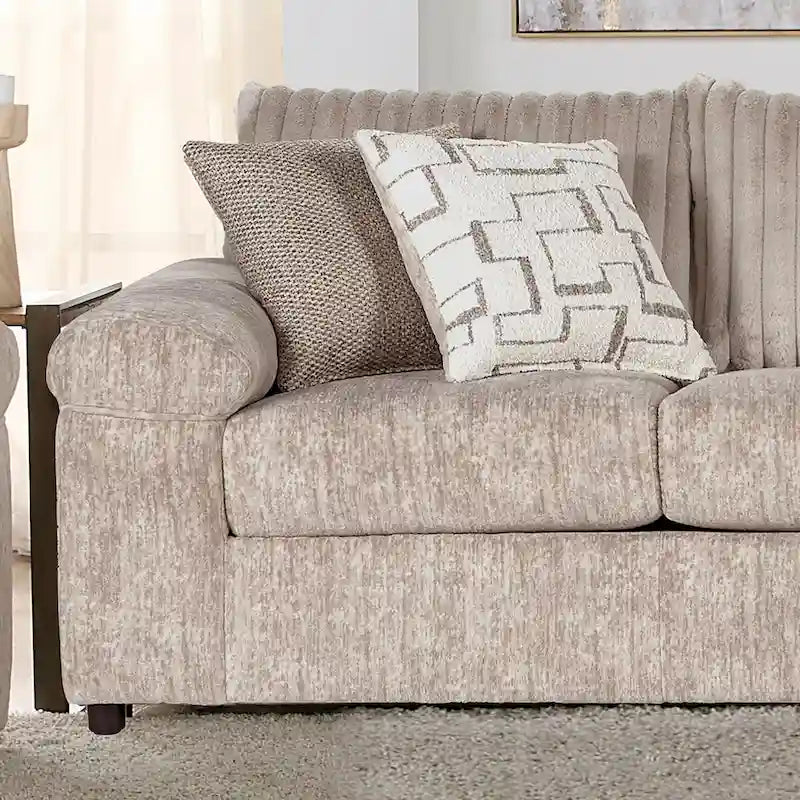Roundhill Furniture Nason Wide Wale Corduroy Sofa, Loveseat, and Cuddle Chair Collection - image 7