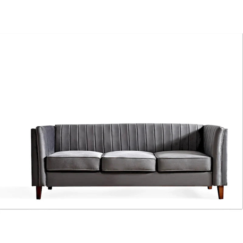Square Design Sofa with Line Tufting - image 23