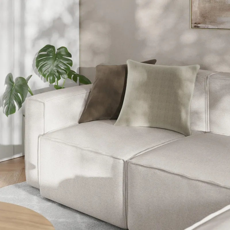 Modern Left Armrest Modular Sectional Sofa Chair - image 19