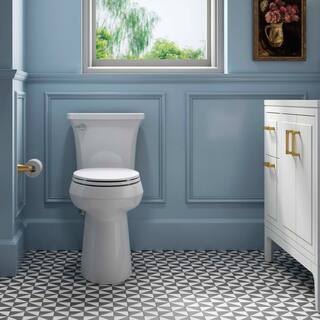 Extra Tall Highline Arc Complete Solution 2-piece 1.28 GPF Single Flush Elongated Toilet in White (Seat Included) 78305-0
