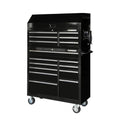 41 in. 16-Drawer Tool Chest and Cabinet Combo in Gloss Black - image 1