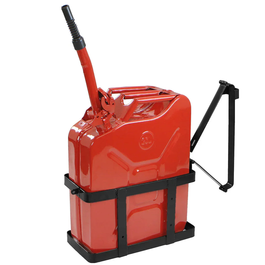 5 Gallon 20L Jerry Can Gas Diesel Fuel Steel Tank NATO Style Holder