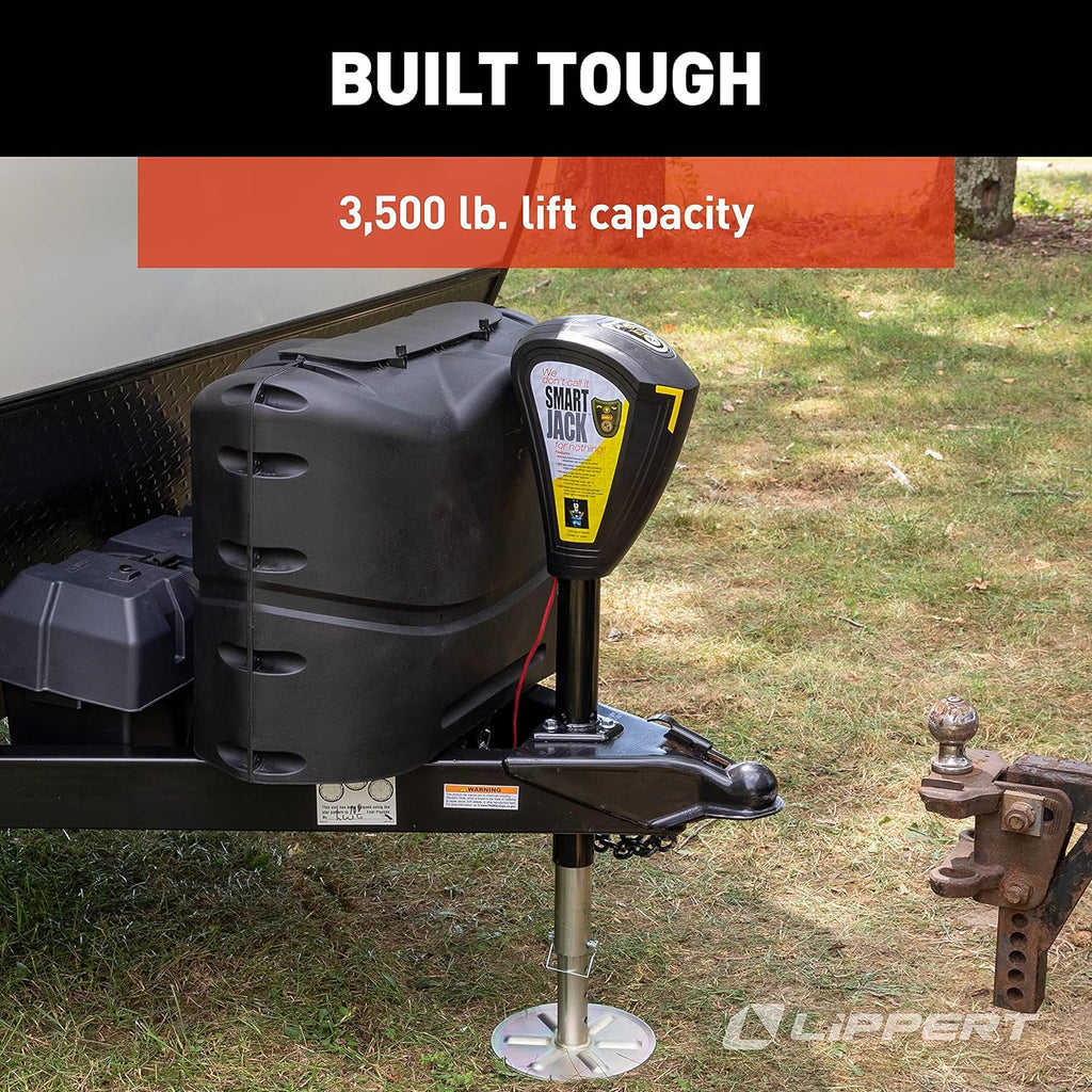 Touch Automatic Power Electric Trailer A-Frame Tongue, 3,500 lbs. Auto-Hitch Memory, Integrated LED Lights, Backlit Controls, Battery Indicator, Quiet - 643589 - image 8