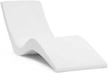Classic White - in-Pool Chaise Lounger – Designed for Water Depths Up to 9” – Aqua Outdoors – Set of 2 – Compatible with All Pool Types - Poolside & Sun Deck Tanning - image 1