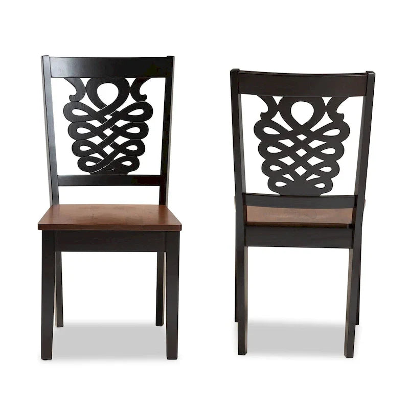 Gervais Modern Transitional 2-Piece Dining Chair Set - image 6