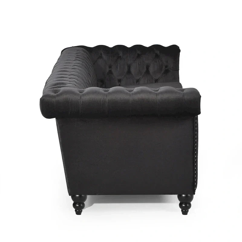 Christopher Knight Home Parkhurst Velvet Tufted Sofa - image 11