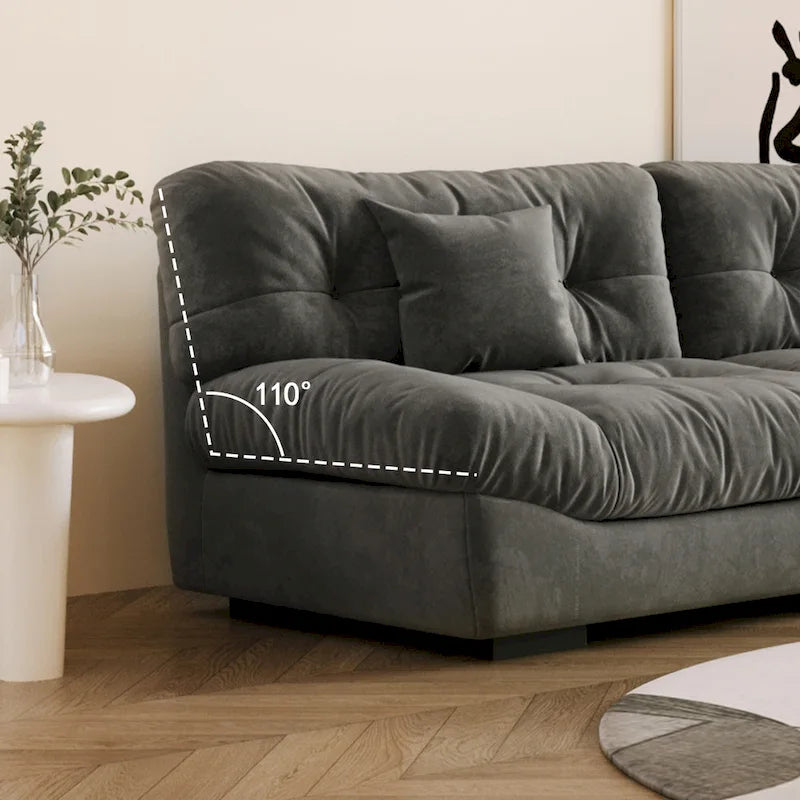 105 Minimalist Cloud Loveseat Sofa with Two Cushions - image 21