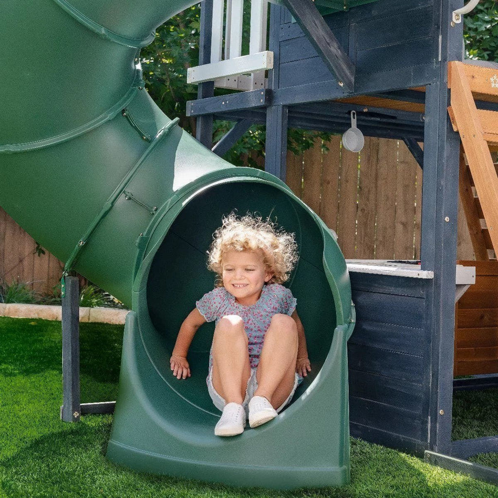 Kids Kidkraft Cozy Escape Playhouse In Navy Installation Included - image 3