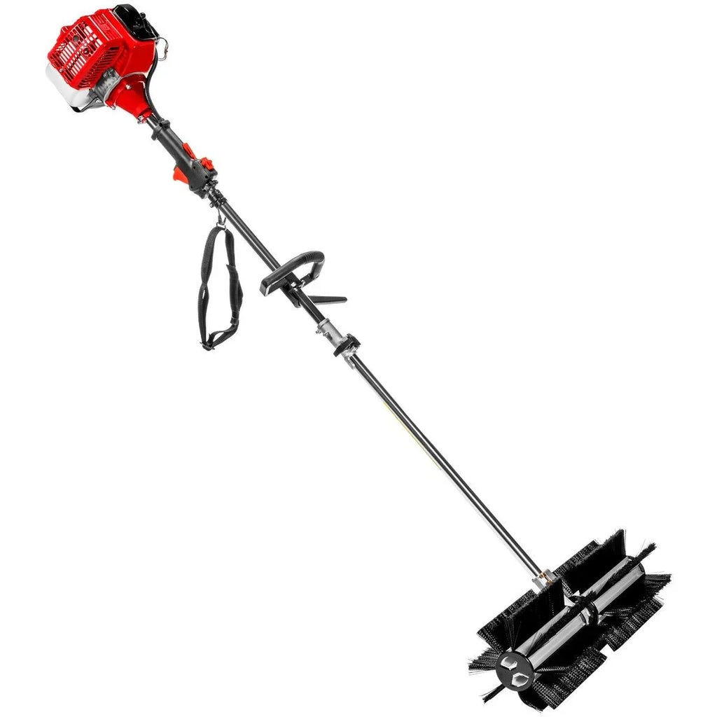82101 Heavy Duty 1.6HP Power Sweeper 24" Gas Powered Broom Snow Dirt